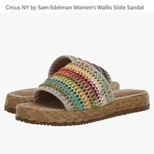 NEW Circus by Sam Edelman Women's Multicolor Wallis Slide Sandal